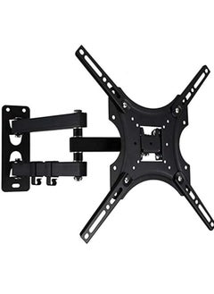 Full motion articulating tv wall mount bracket for 26-55 inch lcd plasma tvs extend, tilt and swivel your flat screen tv 180 degrees, easy single stud installation