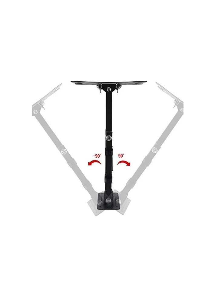 Generic - Full motion articulating tv wall mount bracket for 26-55 inch lcd plasma tvs extend, tilt and swivel your flat screen tv 180 degrees, easy single stud installation - Image 1