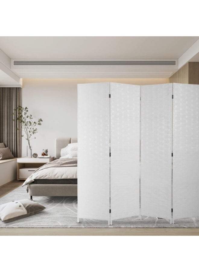Hanaiette Foldable Movable Stretch Privacy Screens Room Divider,Divider Room Panel Partition,Fully Hand-woven Entrance Wood Mesh Woven Design Room Dividers Wall,Folding Privacy Screen ,Portable Movable Stretch Room Separator Seperating  dividers Partitions, Room Partitions and Dividers Freestanding for Home Bedroom Office Hotel - Image 1