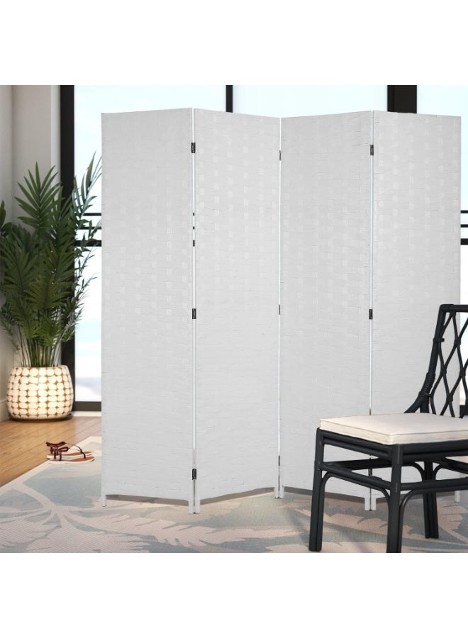 Hanaiette Foldable Movable Stretch Privacy Screens Room Divider,Divider Room Panel Partition,Fully Hand-woven Entrance Wood Mesh Woven Design Room Dividers Wall,Folding Privacy Screen ,Portable Movable Stretch Room Separator Seperating  dividers Partitions, Room Partitions and Dividers Freestanding for Home Bedroom Office Hotel - Image 2