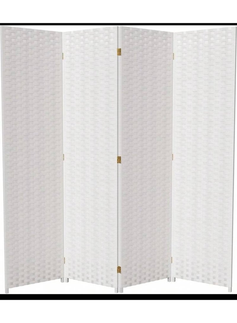 Hanaiette Foldable Movable Stretch Privacy Screens Room Divider,Divider Room Panel Partition,Fully Hand-woven Entrance Wood Mesh Woven Design Room Dividers Wall,Folding Privacy Screen ,Portable Movable Stretch Room Separator Seperating  dividers Partitions, Room Partitions and Dividers Freestanding for Home Bedroom Office Hotel - Image 4