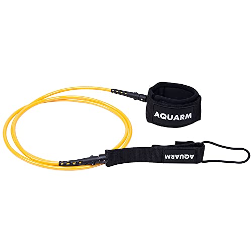 AQUARM Surfboard Leash 6/7/8/9 Feet Straight Leg Rope Premium SUP Leashes Ankle for Surfing - Image 1