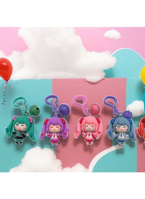 Doll Pendant Gashapon Ball 100mm Gashapon Toy Blind Box Figure Gashapon Gift From The Sky Series Gashapon Machine-Color:Hatsune-Specifications:100mm Full Color Eggshell