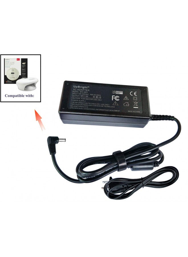 UpBright 28V AC/DC Adapter Compatible with OPI PMW280200 HD-2800200 O.P.I LED Nail Lamp Light GL900 GL901 GL902 GL901-US GL901-AU GL901-UK GL901-EU GL902-US GL902-AU GL902-UK 28VDC 2A Power Supply - Image 1