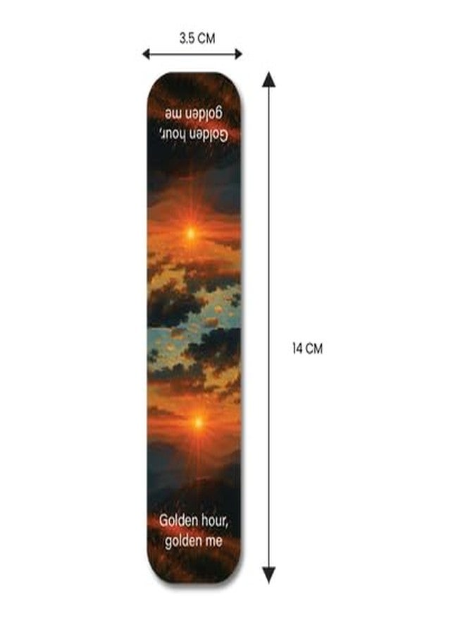 OneOclock Sky Affirmations – Magnetic Bookmark Set of 6 | Bookmarks for Book Readers, Book Mark Gifts for BookLovers | Bookmarks for Books | Gift for Readers - Image 3