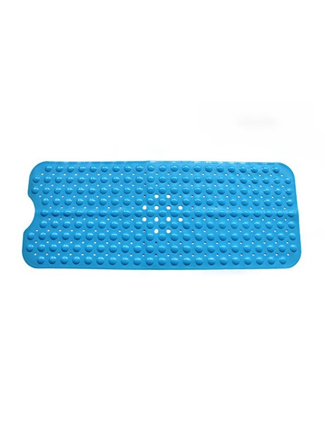 Eanpet Bath Tub Shower Mat 40 x 16 Inch Non-Slip and Extra Large, Bathtub Mat with Suction Cups, Machine Washable Bathroom Mats with Drain Holes, Clear blue - Image 1