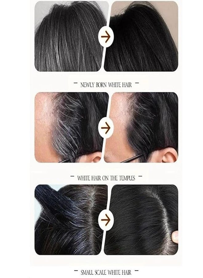 POPFIZZ Instant Hair Color Stick With Built-In Comb, 2025 New Hair Dye For Gray Hair, Touch Up Comb 2 In 1, Waterproof And Sweat-Proof, hair colour stick for women (Black) - Image 3