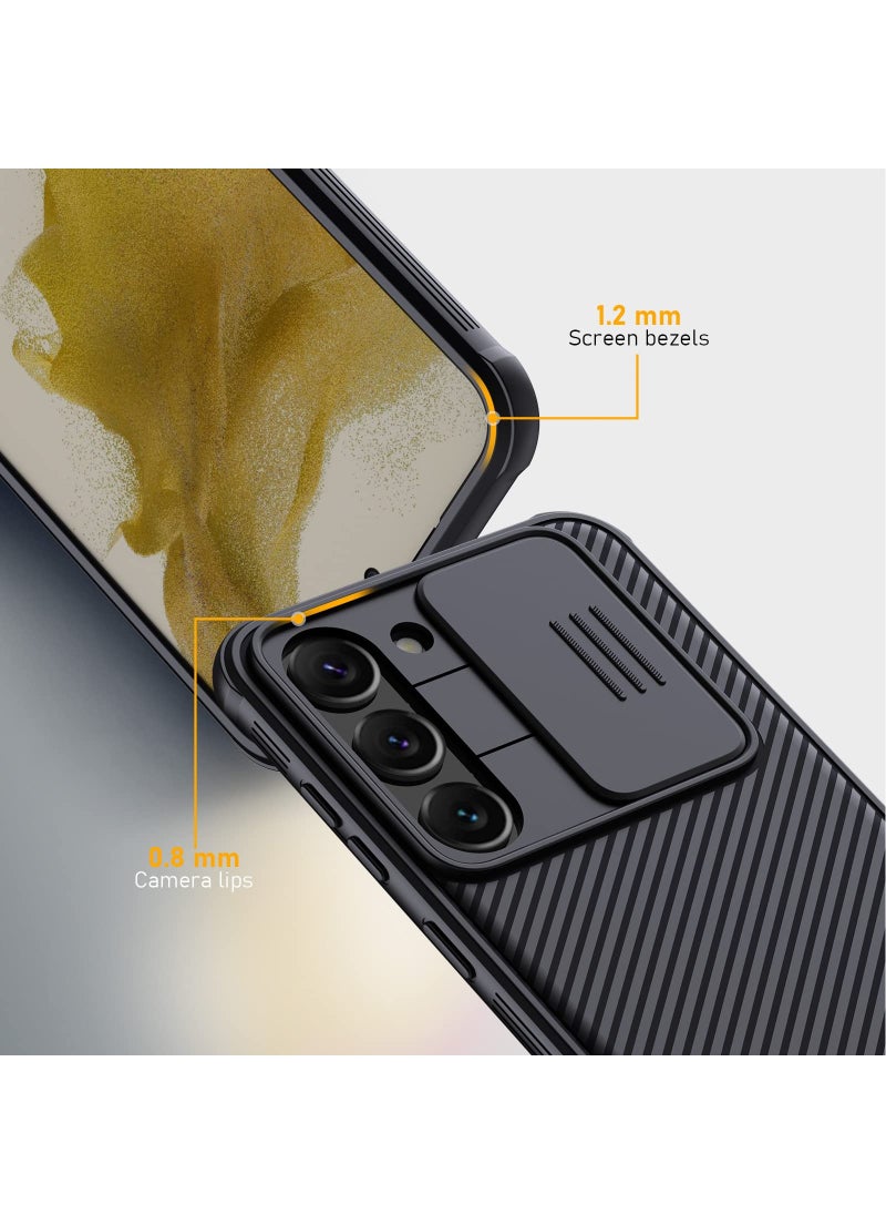 Nillkin For Samsung Galaxy S24 Plus Case TPU Shockproof Airbag Frame, Camera Lens Protection Slide Cover Phone Case, Anti-Fingerprint Slim Fit Mobile Back Cover  - Image 3