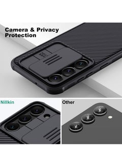 Nillkin For Samsung Galaxy S24 Plus Case TPU Shockproof Airbag Frame, Camera Lens Protection Slide Cover Phone Case, Anti-Fingerprint Slim Fit Mobile Back Cover  - Image 2