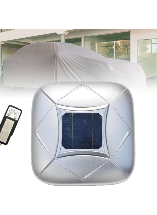 BlueFire Solar Automatic Car Cover for SUV YXXL Matte Grey | Intelligent Remote Control Full-Automatic Sunshade, Heat Insulation, Anti-Theft Alarm, Waterproof & Dustproof All-Weather Protection (5221×1902×1498 mm) - Image 1