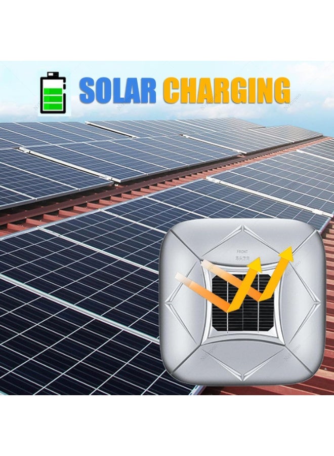 BlueFire Solar Automatic Car Cover for SUV YXXL Matte Grey | Intelligent Remote Control Full-Automatic Sunshade, Heat Insulation, Anti-Theft Alarm, Waterproof & Dustproof All-Weather Protection (5221×1902×1498 mm) - Image 3