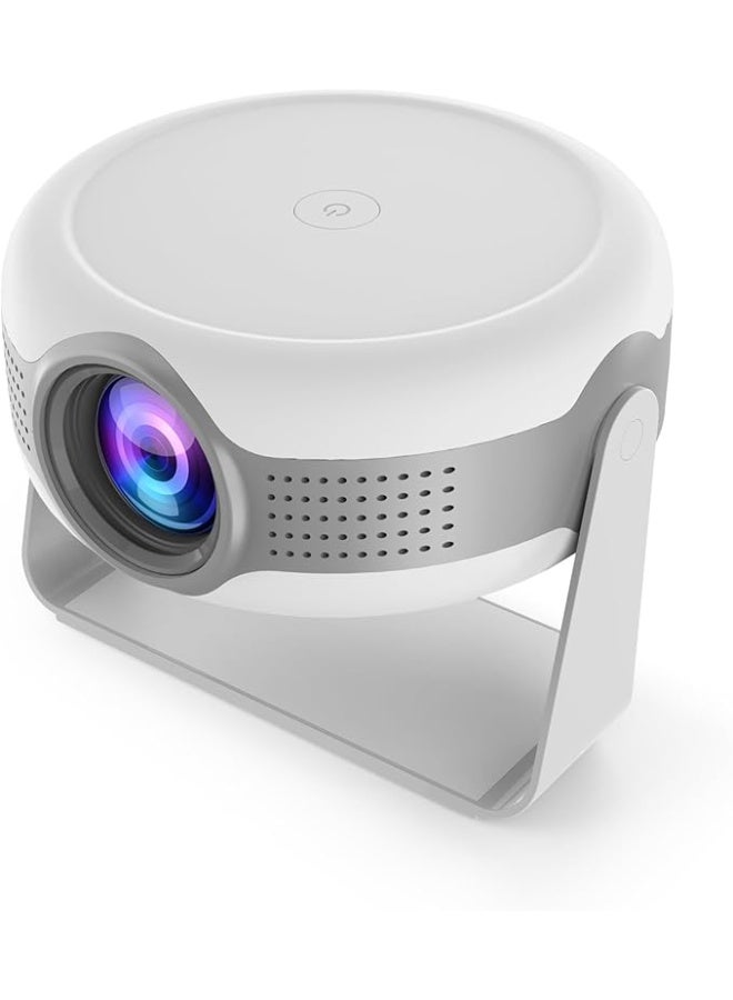 MHR Portable 4K Ultra HD Smart Projector with 360° Rotation, WiFi & Bluetooth, Mini Home Theater for Movies & Presentations - Image 1