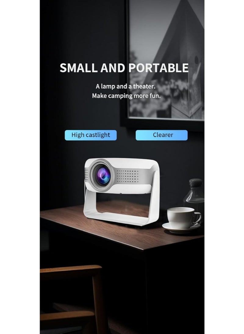 MHR Portable 4K Ultra HD Smart Projector with 360° Rotation, WiFi & Bluetooth, Mini Home Theater for Movies & Presentations - Image 5