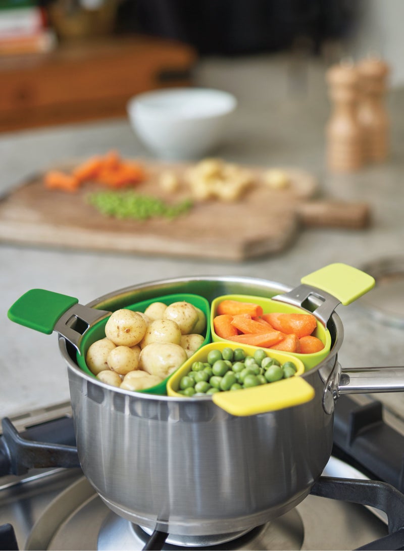 Amazing Ideas  Nest Steamer, Multi-Colour, Hf4082010022, 7 Pieces - Image 3