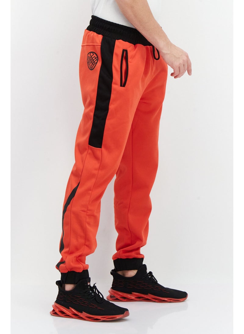 DIFUZED Men Marvel Graphic Drawstring Sweatpants, Red - Image 5