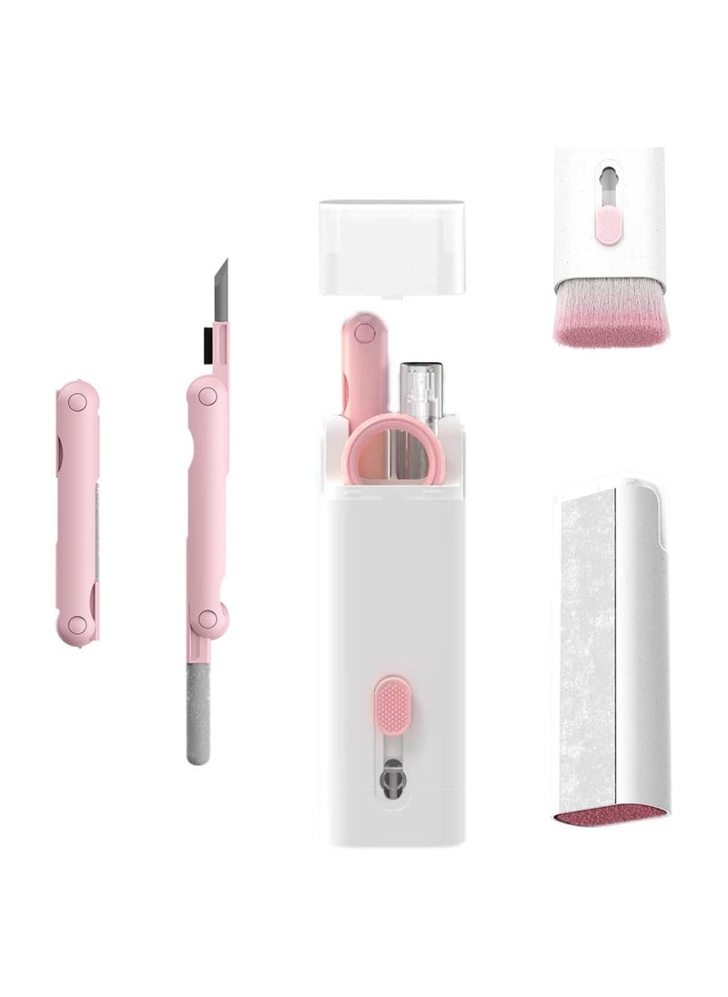 7 in 1 Keyboard Cleaner Set, Computer MacBook Earphone Cleaning Kit, Tablet and Screen Dust Brush Including Soft Sweep