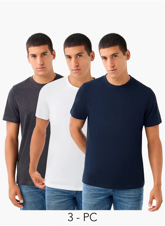 سبلاش فيڤ Set of 3 - Crew Neck T-shirt