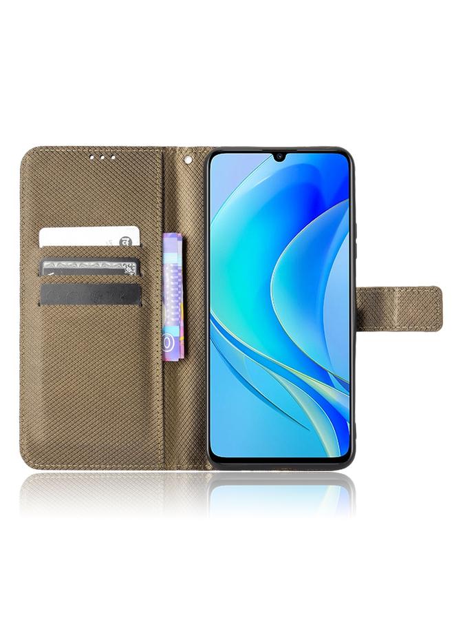 اس-توب جراب لهاتف Huawei nova Y70 / nova Y70 Plus مصنوع من الجلد بتصميم ماسي - Image 3