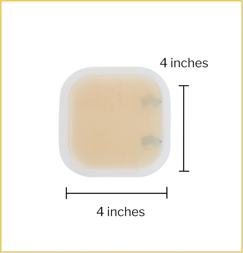 McKesson Hydrocolloid Dressing Sterile Film Backing 4 in x 4 in 10 Count 1 Pack - Image 4