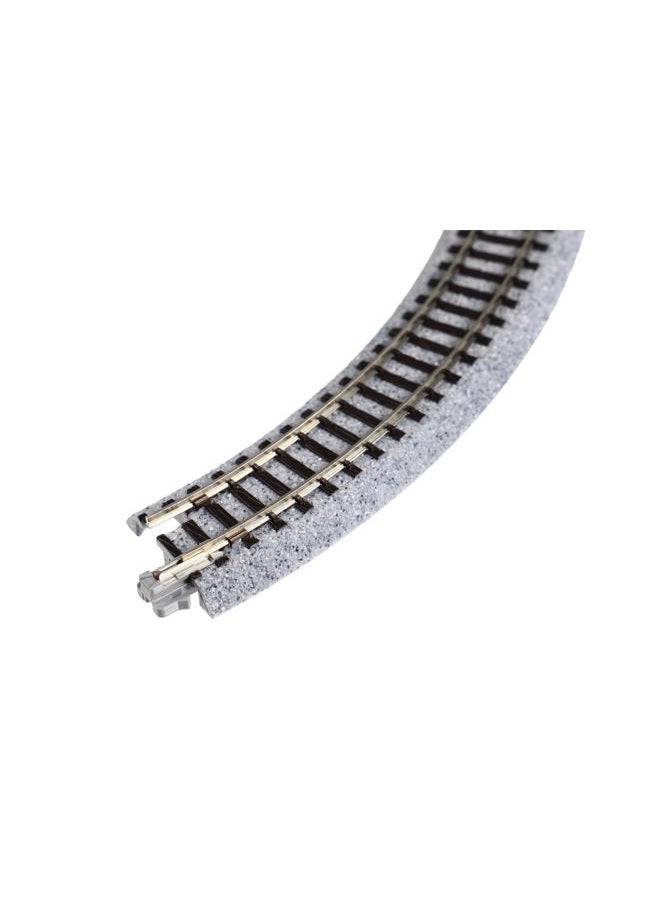 Kato USA Model Train Products UNITRACK Compact Tracks (4-Piece), 150mm/(6") Radius/45-Degree - Image 3