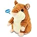 Qwifyu Talking Hamster Interactive Stuffed Plush Animal Talking Toy Cute Sound Effects with Repeats Your Said Voice Best Buddy for Kids Gift Age 3 Brown - Image 2