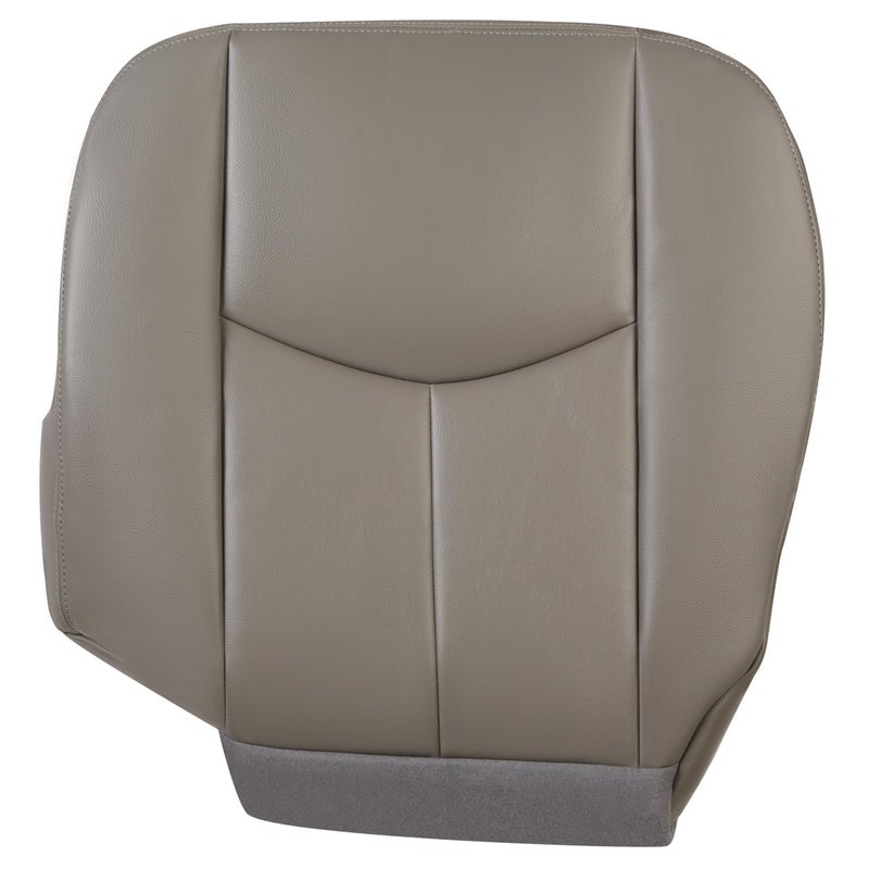JMTAAT Seat Cover Compatible with 20032006 Chevy Tahoe Suburban GMC Yukon 922 Pewter Synthetic Leather Driver Side Bottom Seat Cover