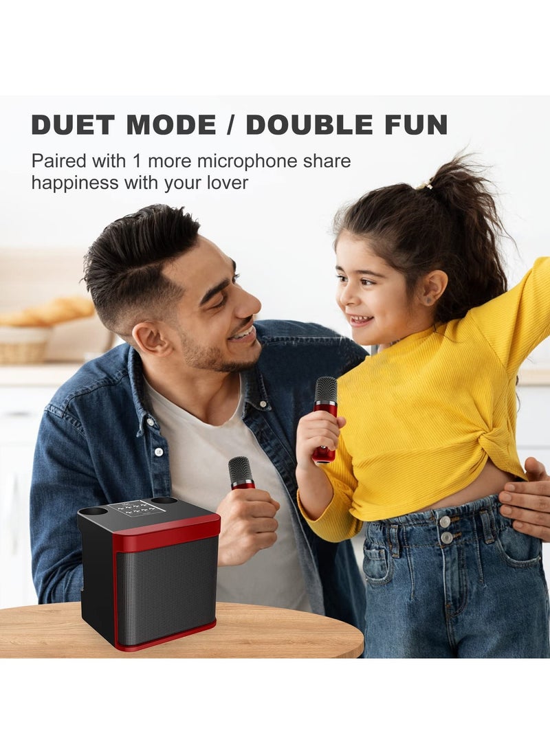 Generic - Portable Karaoke Machine Bluetooth Pa Speaker System With 2 Uhf Wireless Microphones, Supports Tf/Usb, Aux Input - Image 1