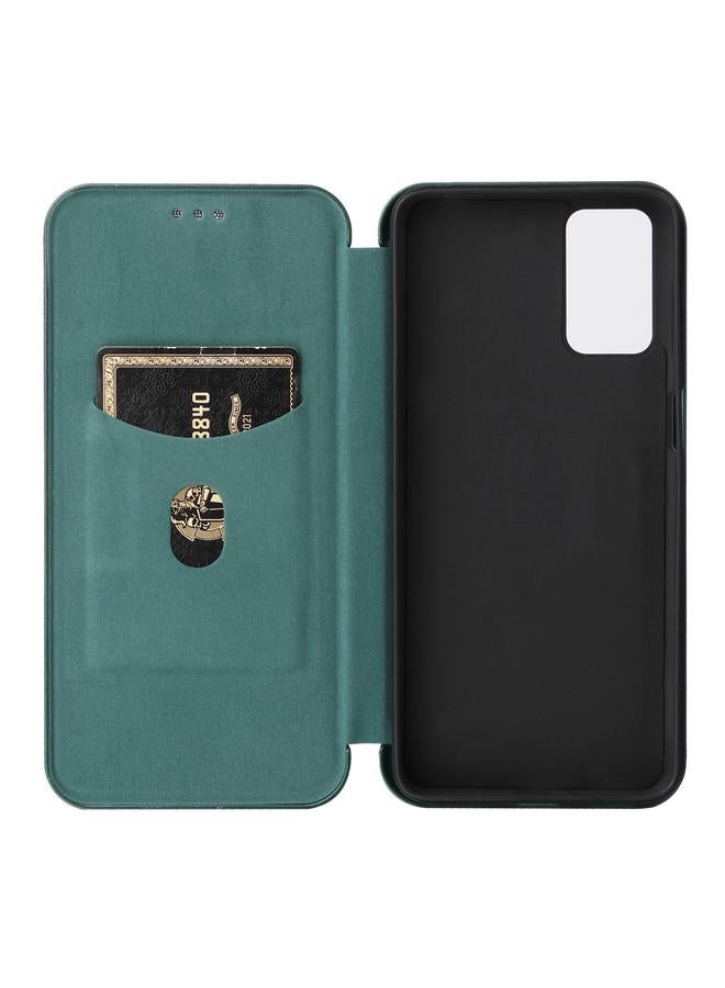 اس-توب جراب لهاتف Motorola Moto G42 مصنوع من الجلد ومصنوع من ألياف الكربون - Image 4