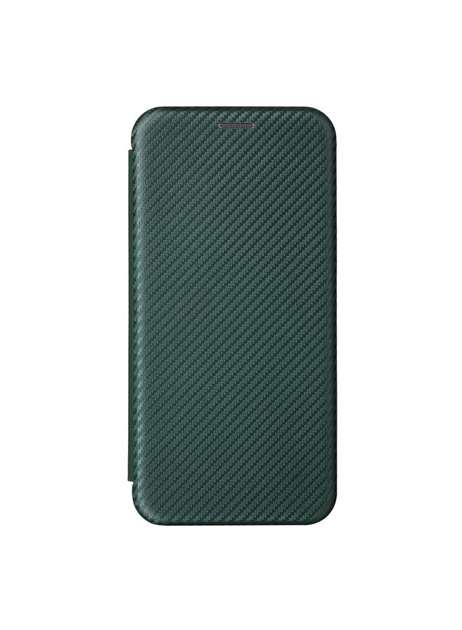 اس-توب جراب لهاتف Motorola Moto G42 مصنوع من الجلد ومصنوع من ألياف الكربون - Image 2