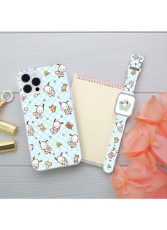 New Trendy Apple Watch Band & iPhone Case Combo | Playful Gym-to-Office Style | Anti-Fade | Fits iPhone 12/13/14/15/16 & iWatch Series 10/9/8/7/6/5/4/3/2/1/SE/Ultra/Hermès