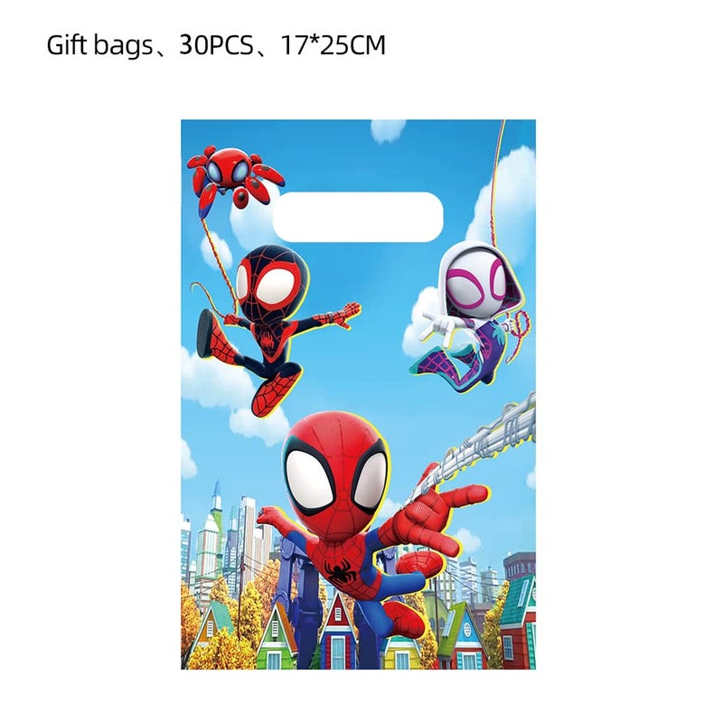 Losede 30pcs Birthday Party Gift Bags Candy Bags Goody Bags Birthday Party Supplies Decorations (Style 9) - Image 2