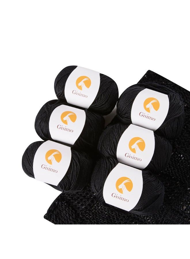 Gisimo 2 Balls Merino Wool Yarn, 12-Ply Luxurious and Soft Yarn for Hand Knitting & Crocheting, 1.76 OZ/50g, 120 yds/110 Meters(Green,2Balls) - Image 1