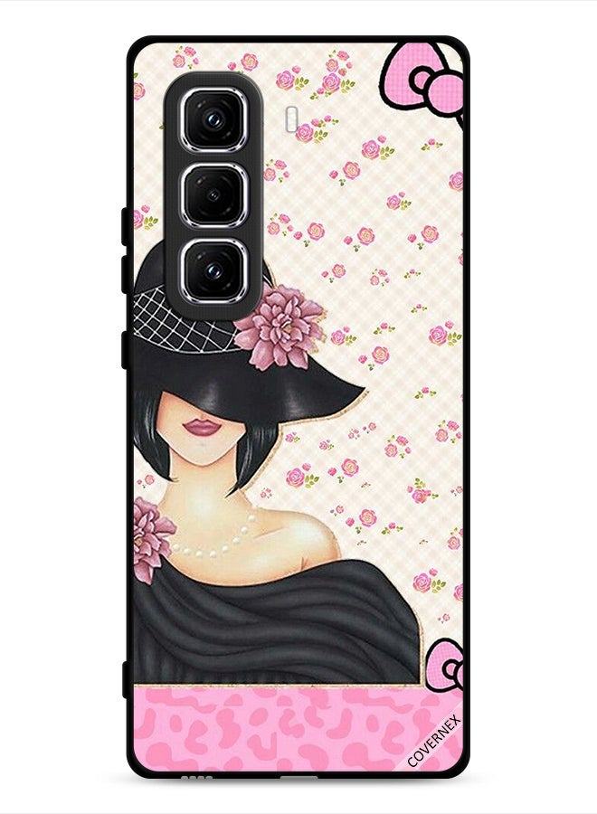 Covernex Infinix Hot 50 Pro 4G Protective Case Cover Hat Girl - Image 1