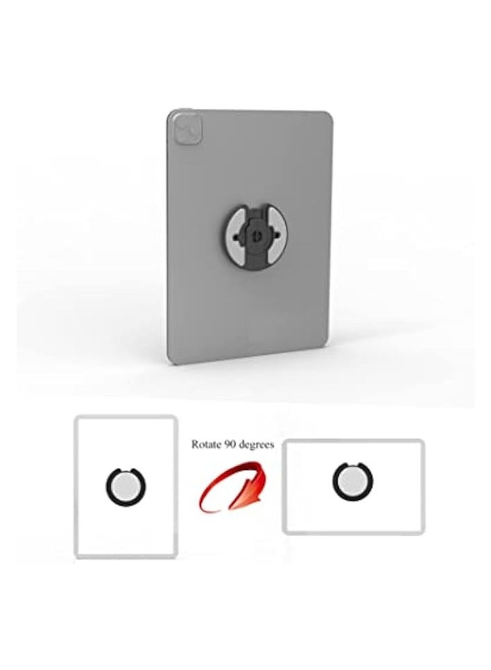 erorex Universal Tablet Wall Mount Base, Adjustable 90 Degree Swivel Tablet Stand for iPad/Kindle/Apple TV Box/E-reader/Router Universal Electronic Device Wall Mount Storage (Black) - Image 3