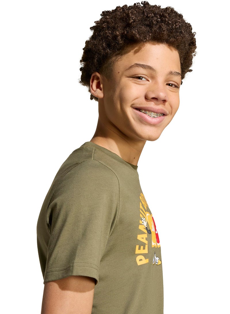 اديداس تيشيرت بطباعة جرافيك للطعام للشباب - Image 4