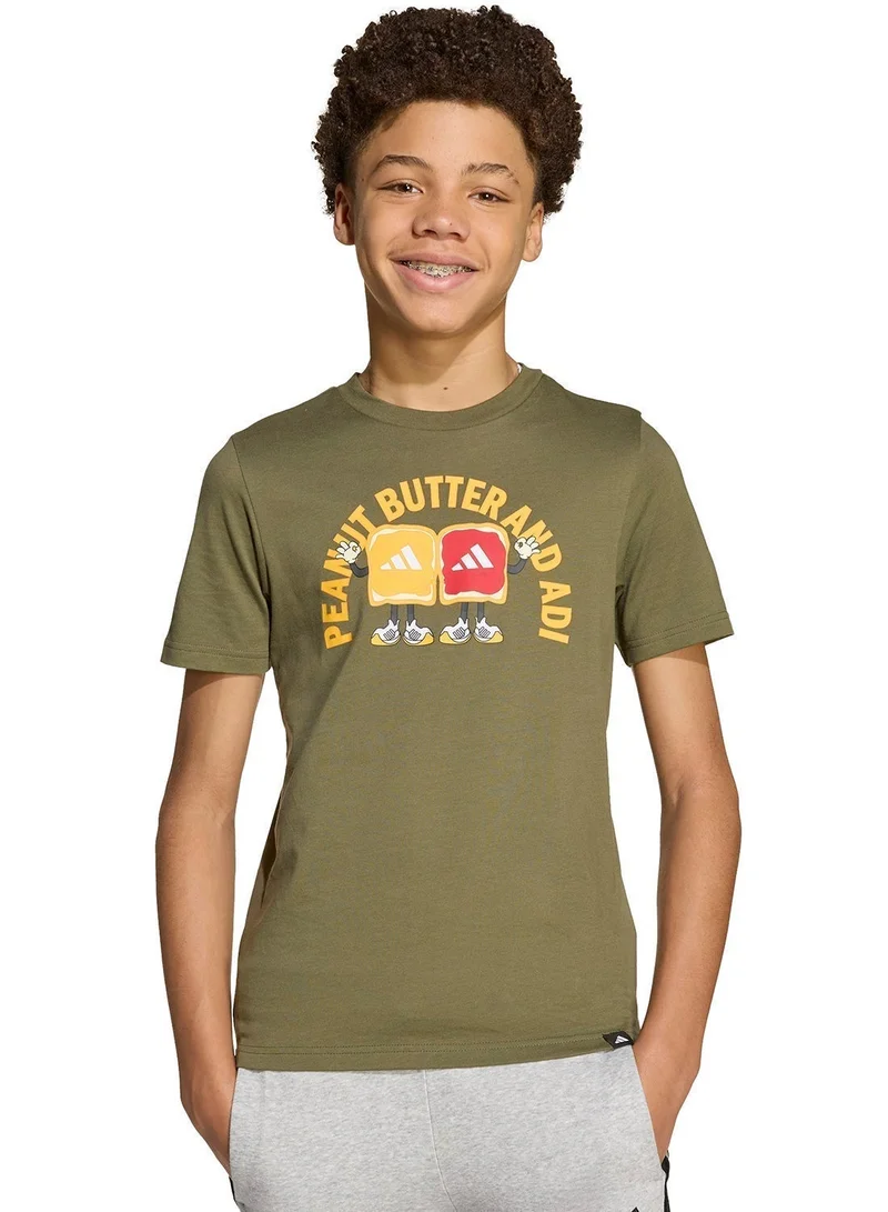 Adidas Youth Food Graphic T-Shirt