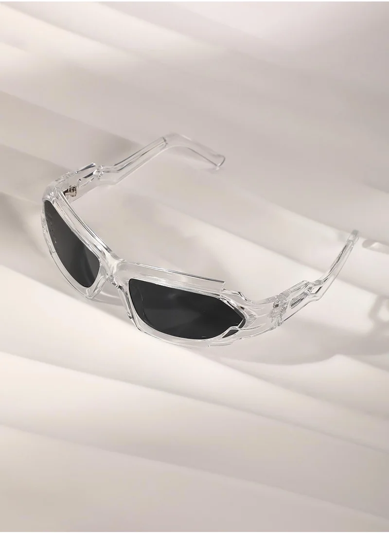 صوص هاوت The Aspen Wrap Sunglasses - Transparent