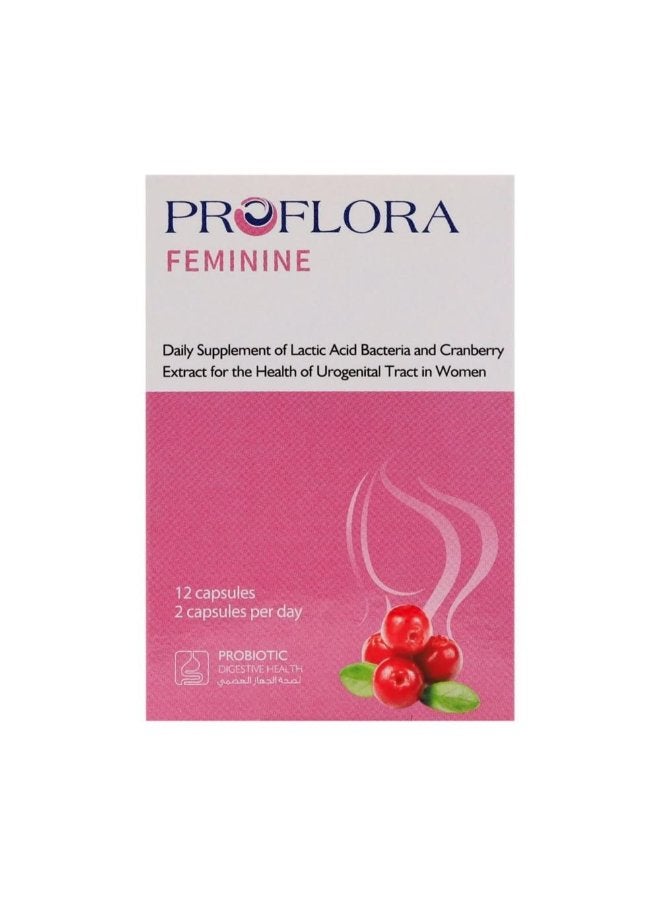 Proflora Feminine Capsules 12 Pieces - Image 1