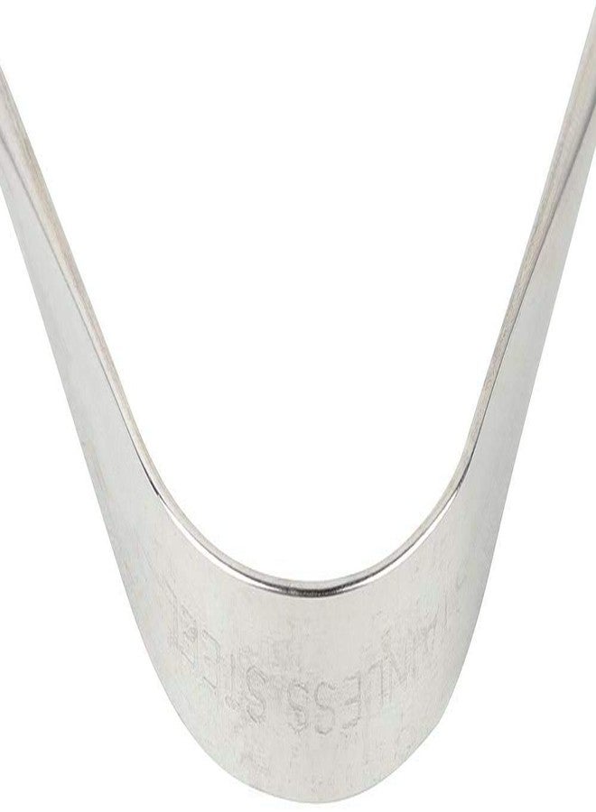 QIMACPLUS Pure Surgical Grade Stainless Steel Heavy Tongue Cleaner for Kids and Adults |For Daily Oral Dental Hygiene Fresh Breath And Health Set of 1 - Image 2