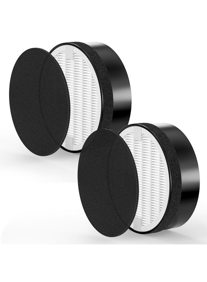 isinlive فلتر بديل LV-H132 متوافق مع جهاز تنقية الهواء LEVOIT LV-H132، فلاتر مسبقة، فلتر HEPA حقيقي H13، فلتر كربون نشط، الجزء رقم LV-H132-RF، عبوة 2 - Image 1