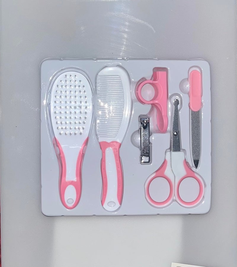 5 in 1 Newborn Baby Care Set, Baby Care Set with Nail Cutter, Hair Brush, Comb, Scissors, File Gift Set for Infants and Toddlers - Image 2