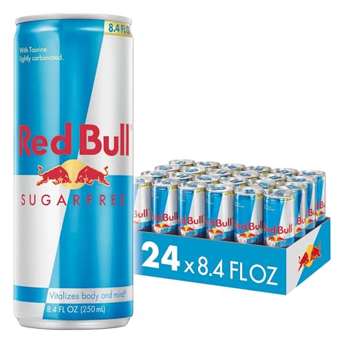 Red Bull Sugar Free Energy Drink with 80mg Caffeine plus Taurine & B Vitamins, 8.4 Fl Oz, Pack of 24 Cans - Image 1