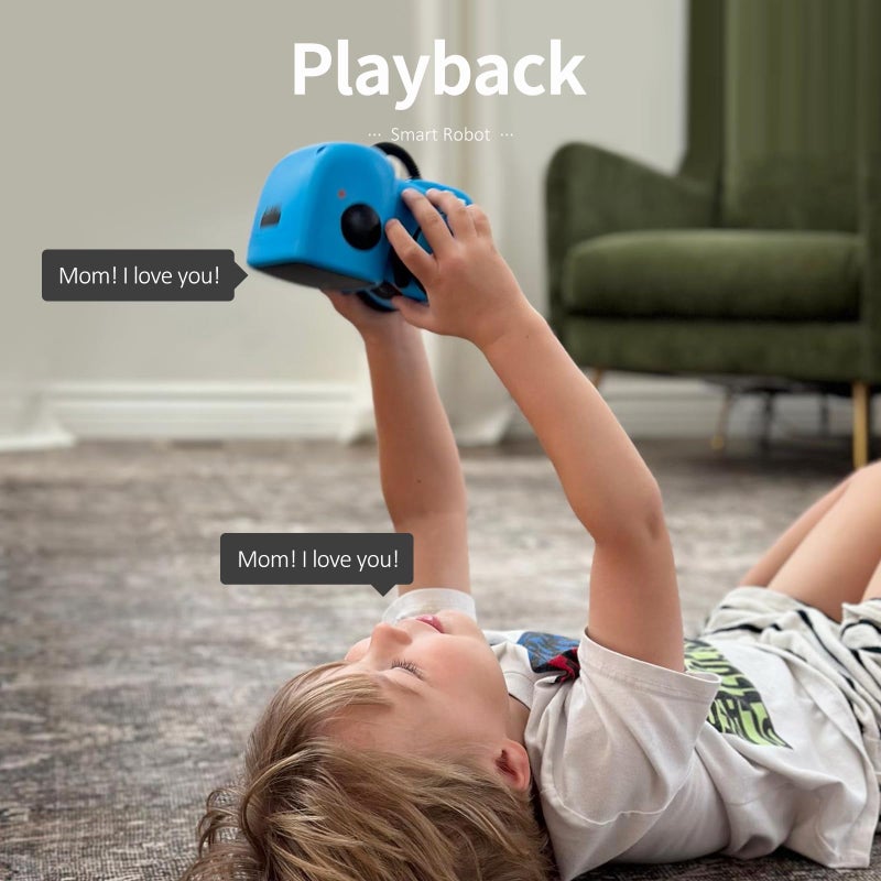 GILOBABY Interactive Talking Robot for Boys Smart Toy with Touch Control Playback Mode Dancing Singing Educational Gift for 37 Year Old Kids Blue - Image 3