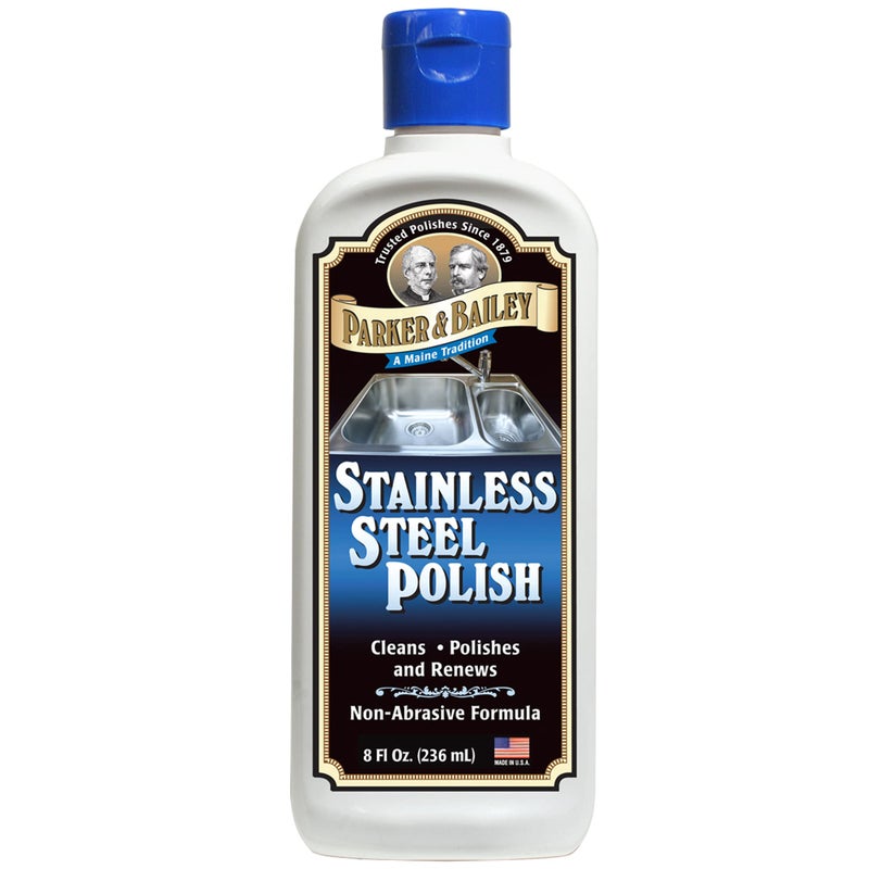 Parker Bailey PARKER & BAILEY Stainless Steel Polish - Best Stainless Steel Cleaner for Appliances Sink Grill Cookware Clean Polish Restore Kitchen Cleaning Supplies Stain Remover Stainless Steel Cleaner and Polish - Image 1
