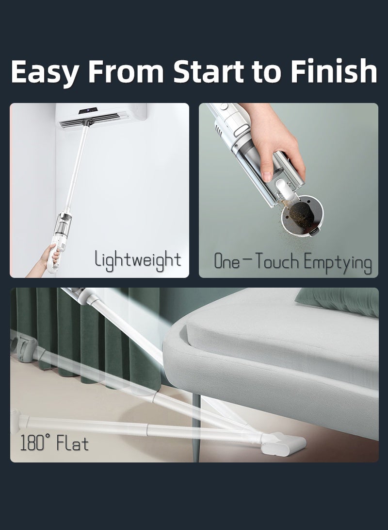 Vacuum Cleaner, 11KPA Suction with Multifunction Lightweight Handheld Stick Cleaner for Hard Floor/Carpet/Pet Hair - Image 5