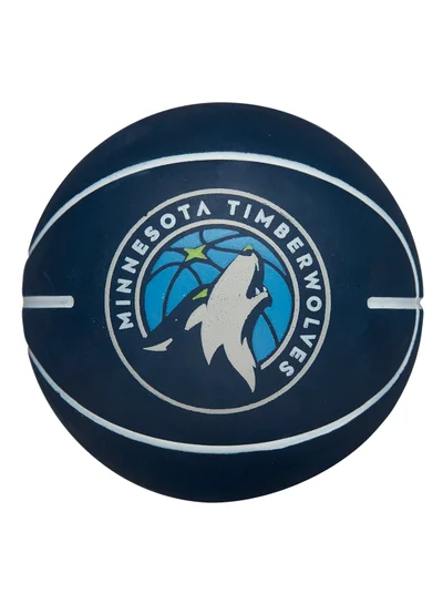 Wilson NBA Mini Dribbler Basketball - Minnesota Timberwolves - Super Mini - Blue