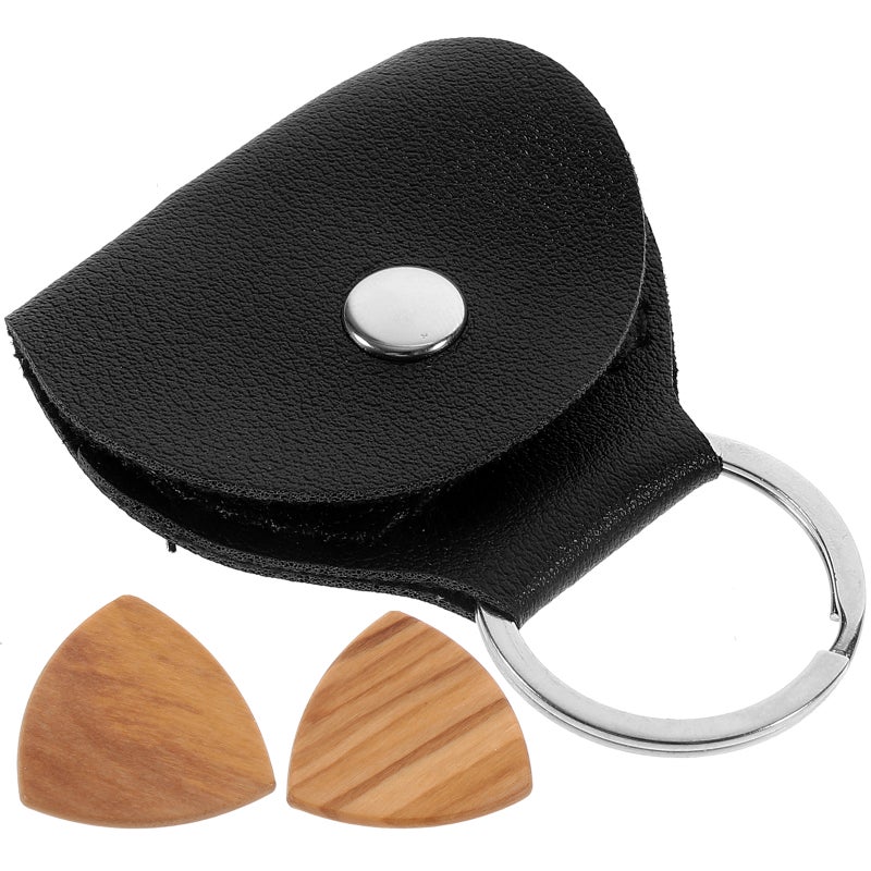 2 Sets Guitar Pick Holder Keyring Guitar Pick Organizer Bass Pick Organizer - Image 2
