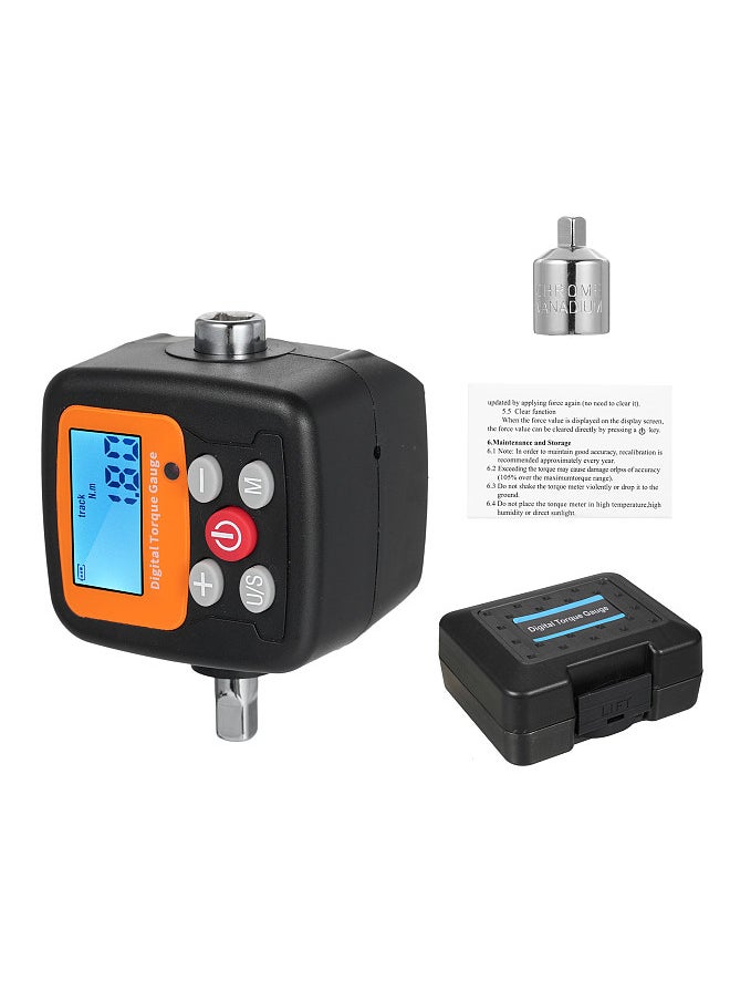 Generic ENGC-30 Digital Display Torque Meter 1/2'' to 1/4'' Adapters High Accuracy 4 Torque Units Backlit Display Perfect for Automotive Bike Bicycle Motorcycle DIY & Home Repairs  - Image 1