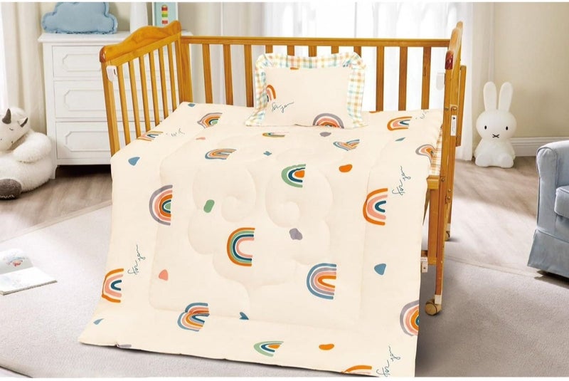 برايدس مفرش مواليد3قطع بدون حواجزباشكال جديده - Image 3