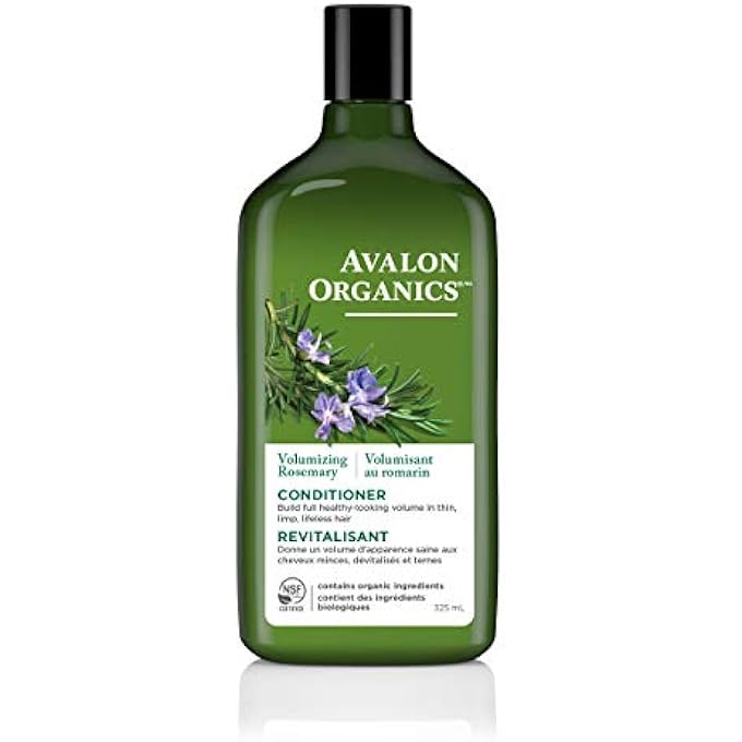Avalon Organics CONDITIONER, ROSEMARY, 11 OUNCE (PACK OF 3) - Image 1
